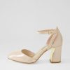 Shoes DJANGO & JULIETTE | Killie Nude Shimmer Leather Heels