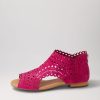 Shoes DJANGO & JULIETTE | Powers Fuchsia Suede Sandals