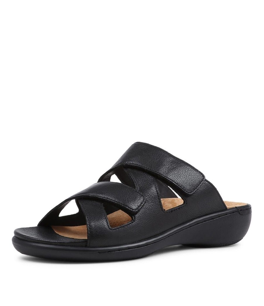 Shoes ZIERA | Bambii W Black Leather Sandals Bs