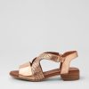 Shoes DIANA FERRARI | Canada Rose Gold Leather Sandals