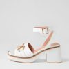 Shoes DJANGO & JULIETTE | Jarth White Leather Sandals