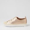 Shoes DJANGO & JULIETTE | Harena Champagne White Leather Sneakers