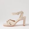 Shoes MOLLINI | Fauve Oatmilk Leather Sandals