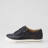 Shoes ZIERA | Ayleen W Navy Leather Sneakers