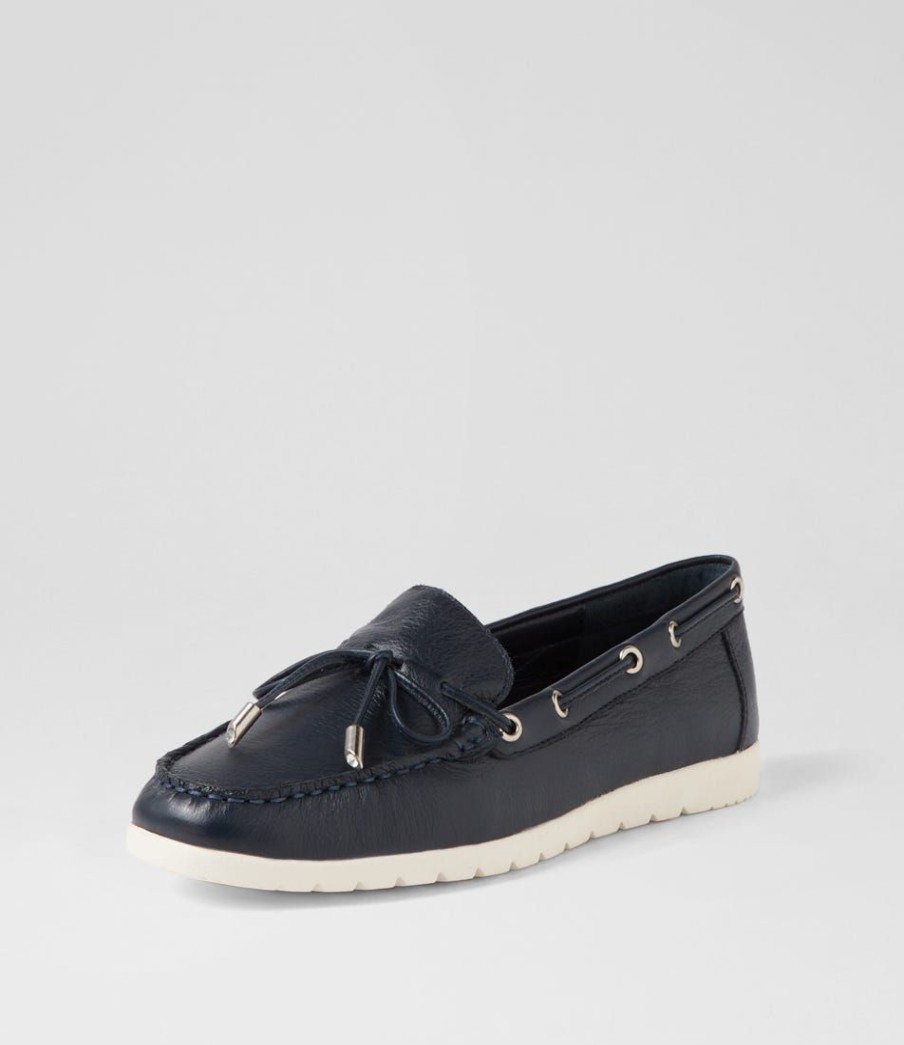 Shoes DIANA FERRARI | Alycee Navy Leather Loafers