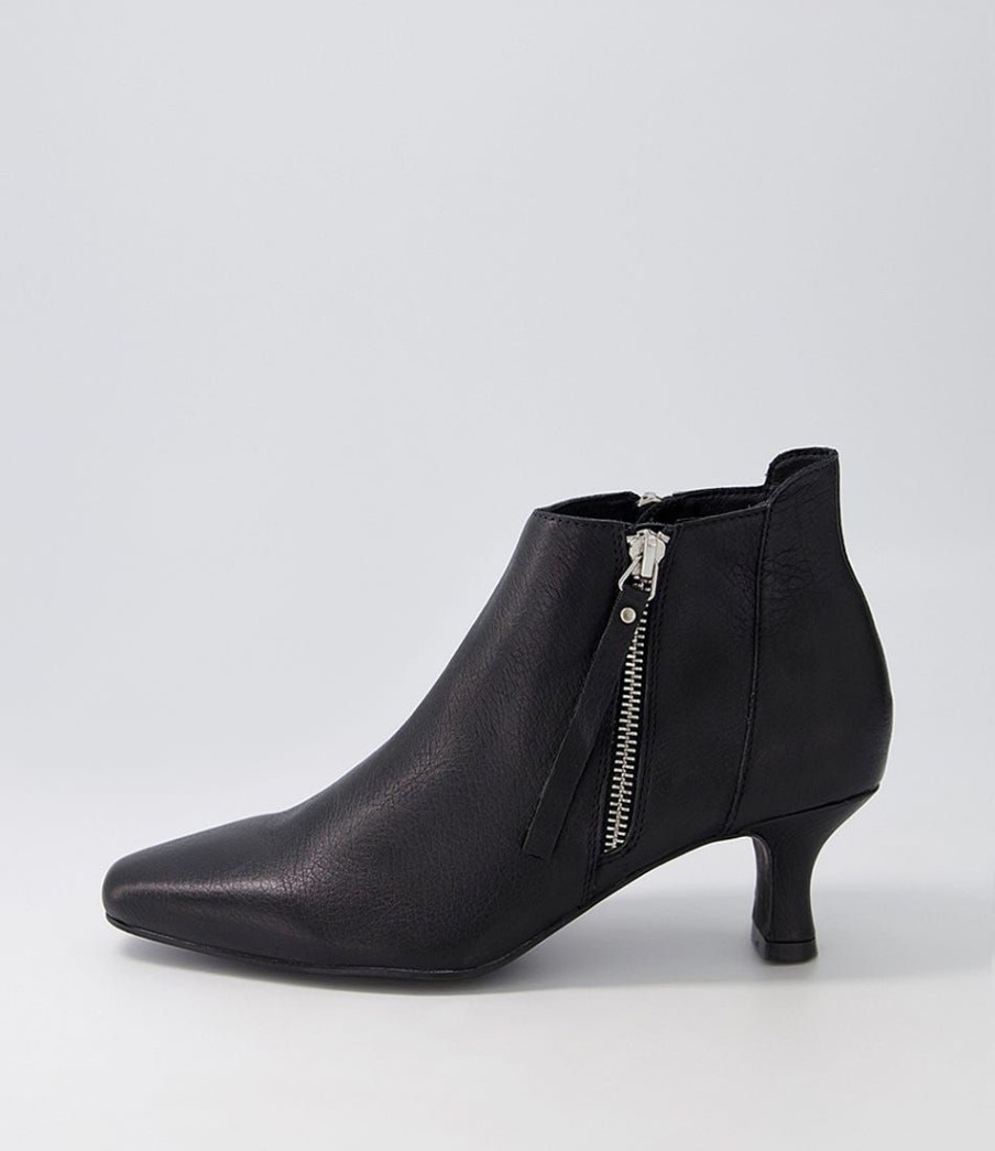 Shoes DJANGO & JULIETTE | Canada Black Leather Ankle Boots