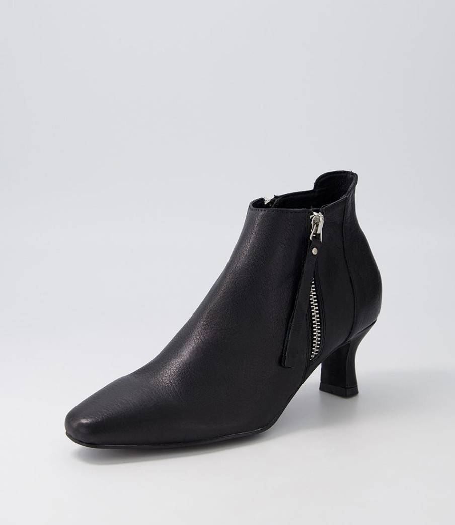 Shoes DJANGO & JULIETTE | Canada Black Leather Ankle Boots