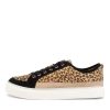 Shoes ZIERA | Podi Xf Black Gold Leopard Leather Sneakers