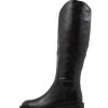 Shoes MOLLINI | Rebel Black Leather Knee High Boots Bh