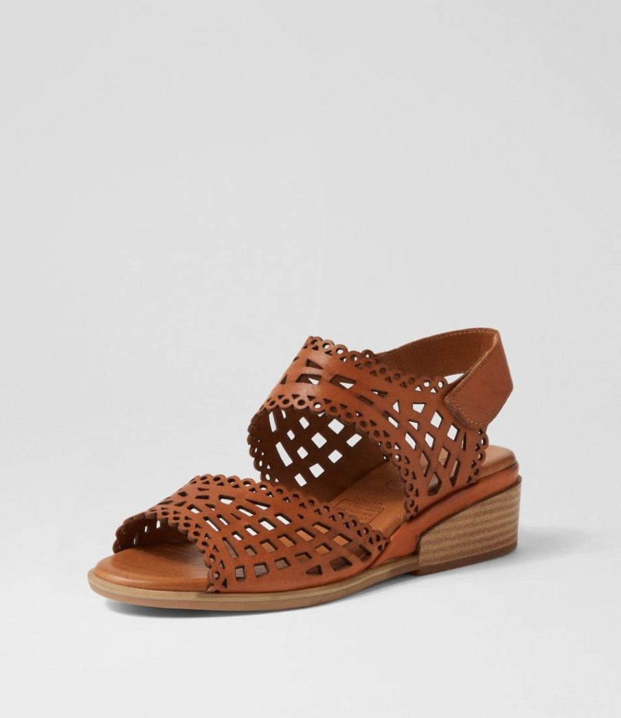 Shoes DIANA FERRARI | Dolced Tan Leather Sandals