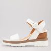 Shoes EOS | Jadon White Leather Sandals