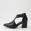 Shoes DJANGO & JULIETTE | Moreno Black Leather Heels