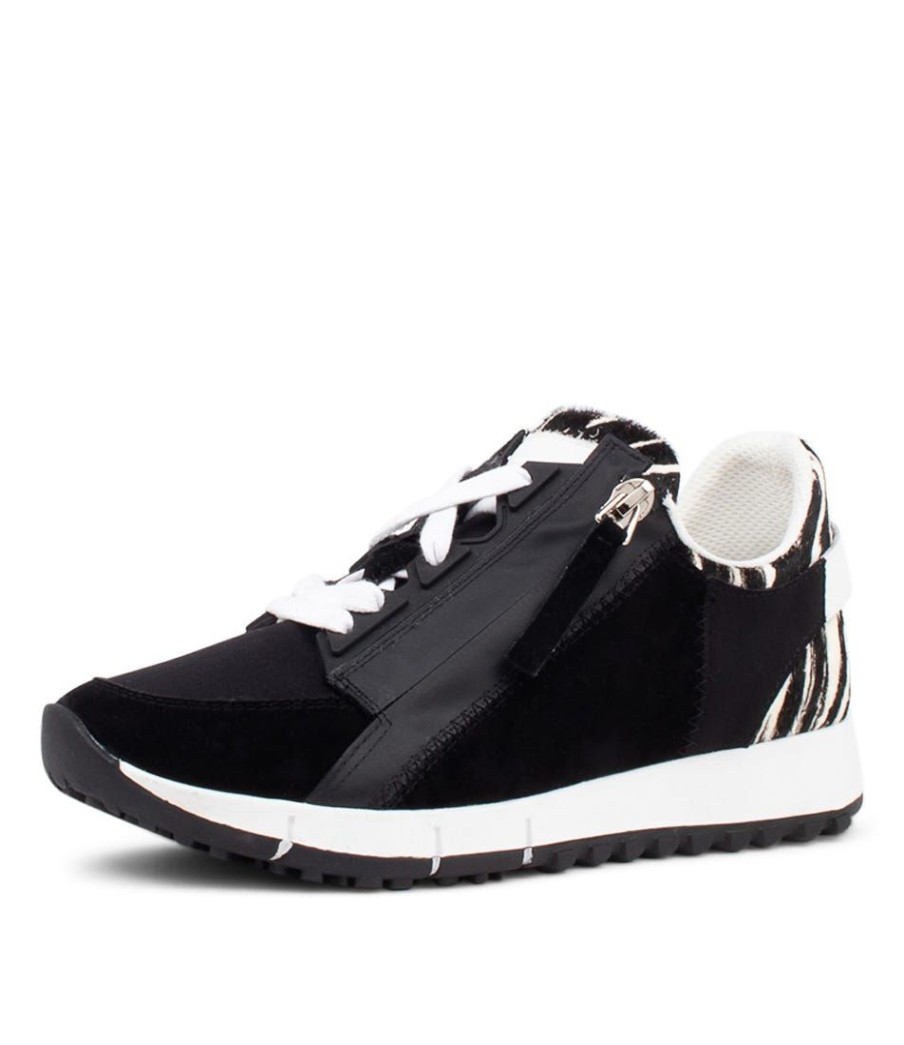 Shoes TOP END | Jayme Black Leather Sneakers