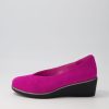 Shoes DJANGO & JULIETTE | Umme Fuchsia Suede Heels