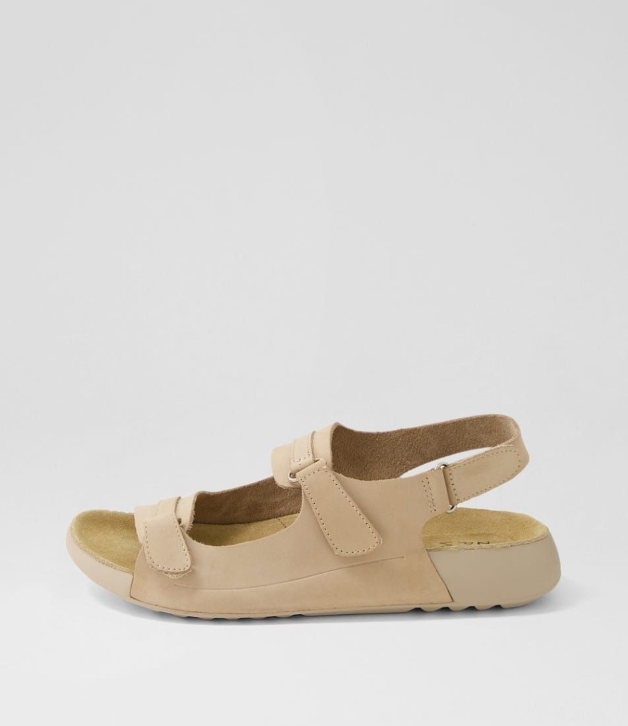 Shoes ZIERA | Yopal W Almond Leather Sandals