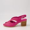 Shoes DJANGO & JULIETTE | Bubba Fuchsia Leather Sandals