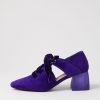 Shoes DJANGO & JULIETTE | Malfie Purple Suede Heels