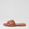 Shoes MOLLINI | Atheena Chestnut Leather Slides