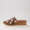 Shoes DJANGO & JULIETTE | Badabing Tan Multi Leather Mules