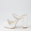 Shoes MOLLINI | Aine White Leather Mules