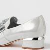 Shoes DJANGO & JULIETTE | Grenada Silver Shimmer Leather Jewels Heels