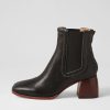 Shoes MOLLINI | Played Black Dark Brown Leather Chelsea Boots