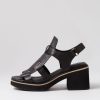 Shoes DJANGO & JULIETTE | Jennis Black Leather Sandals