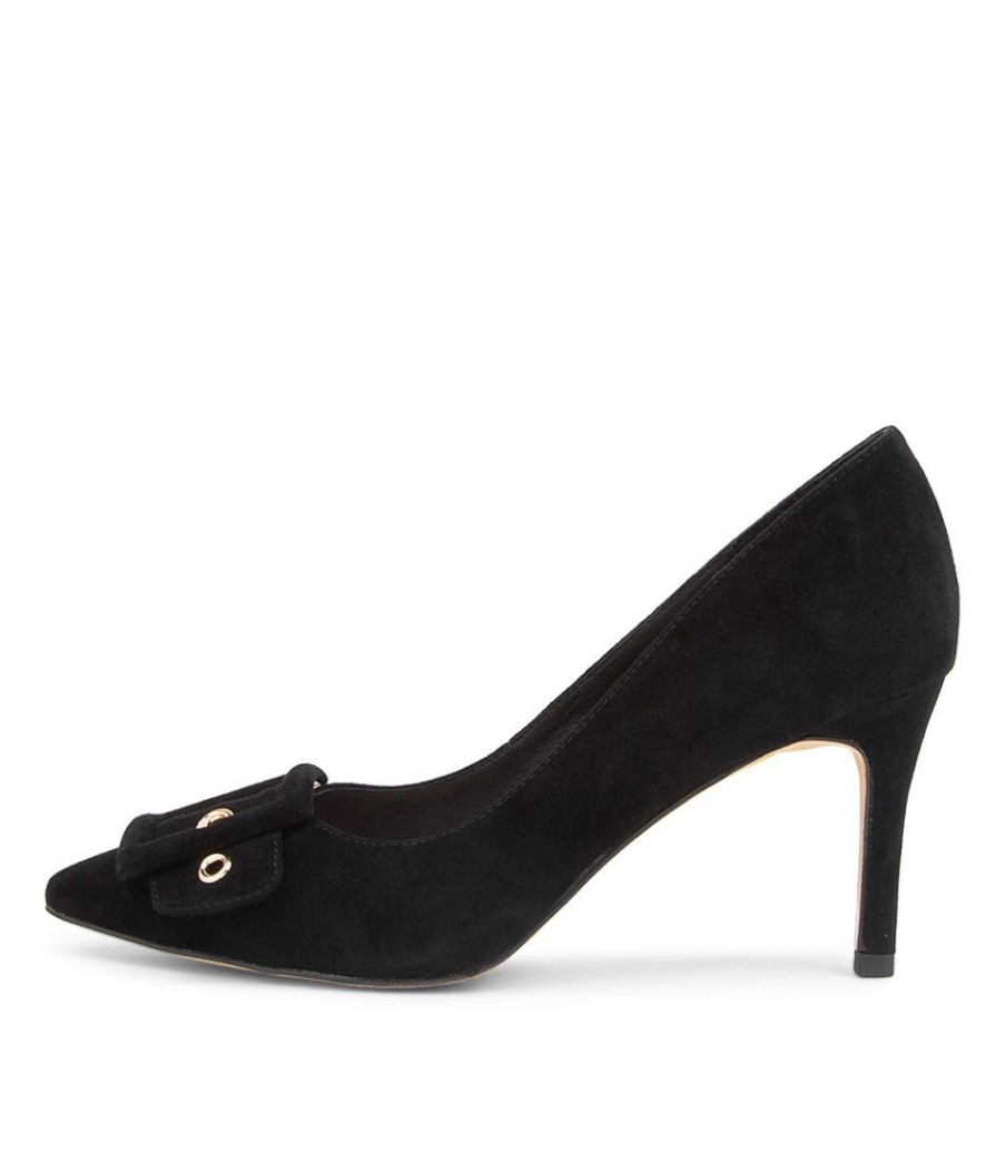 Shoes TOP END | Babez Black Suede Heels