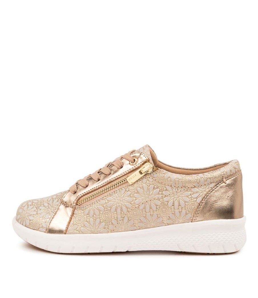 Shoes ZIERA | Solar Xf Gold Daisy Lea