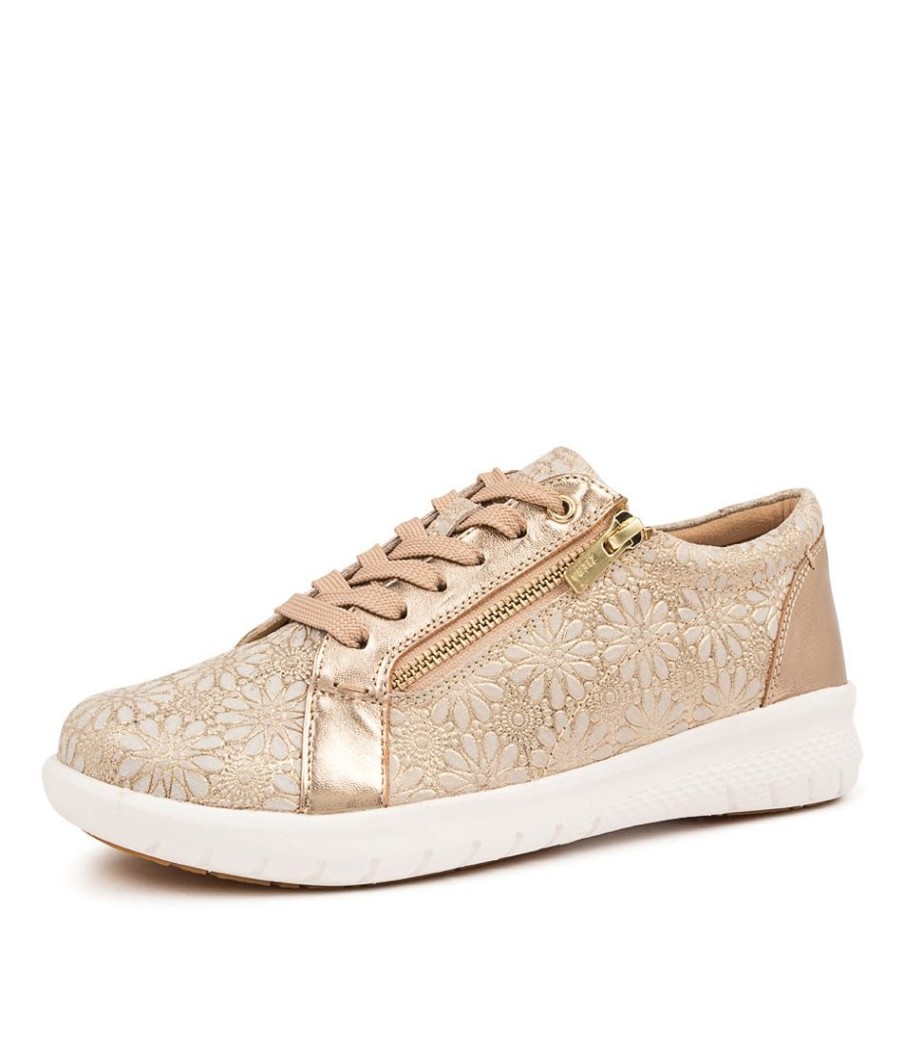 Shoes ZIERA | Solar Xf Gold Daisy Lea