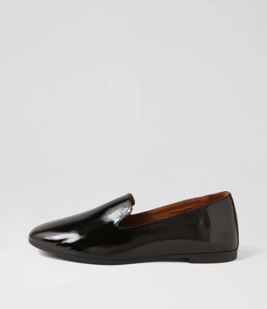 Shoes DIANA FERRARI | Senelna Black Patent Leather Loafers