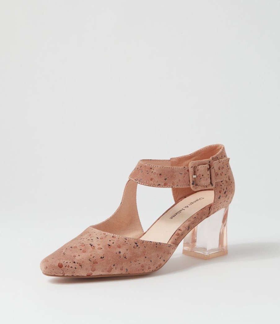 Shoes DJANGO & JULIETTE | Happie Cafe Sparkle Suede Heels