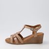 Shoes DIANA FERRARI | Paxine Pale Taupe Leather Sandals