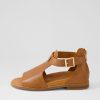 Shoes ZIERA | Jeskie W Tan Leather Sandals