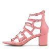 Shoes DJANGO & JULIETTE | Ebbie Pretty Pink Leather Sandals