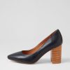 Shoes DIANA FERRARI | Sabena Navy Natural Leather Heels