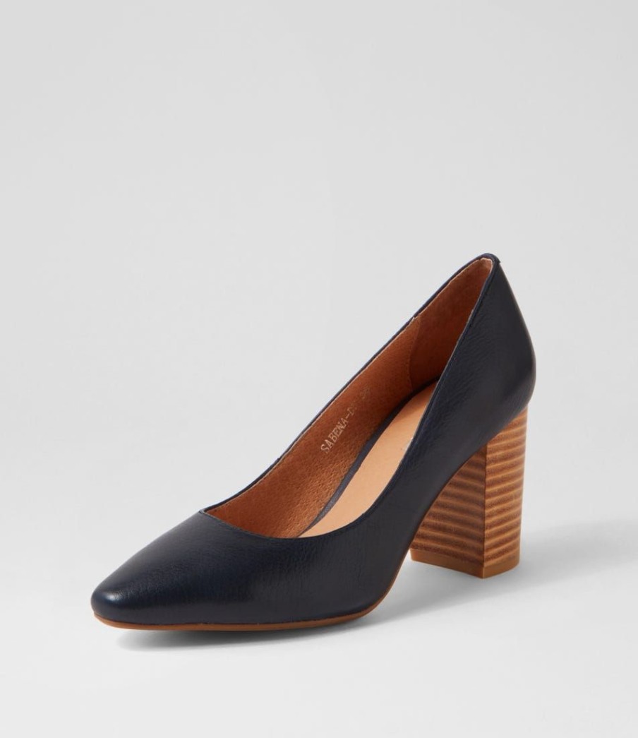 Shoes DIANA FERRARI | Sabena Navy Natural Leather Heels