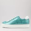 Shoes DJANGO & JULIETTE | Finni Teal Shrunken Patent Multi Sneakers