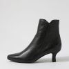 Shoes DJANGO & JULIETTE | Cheza Black Leather Ankle Boots