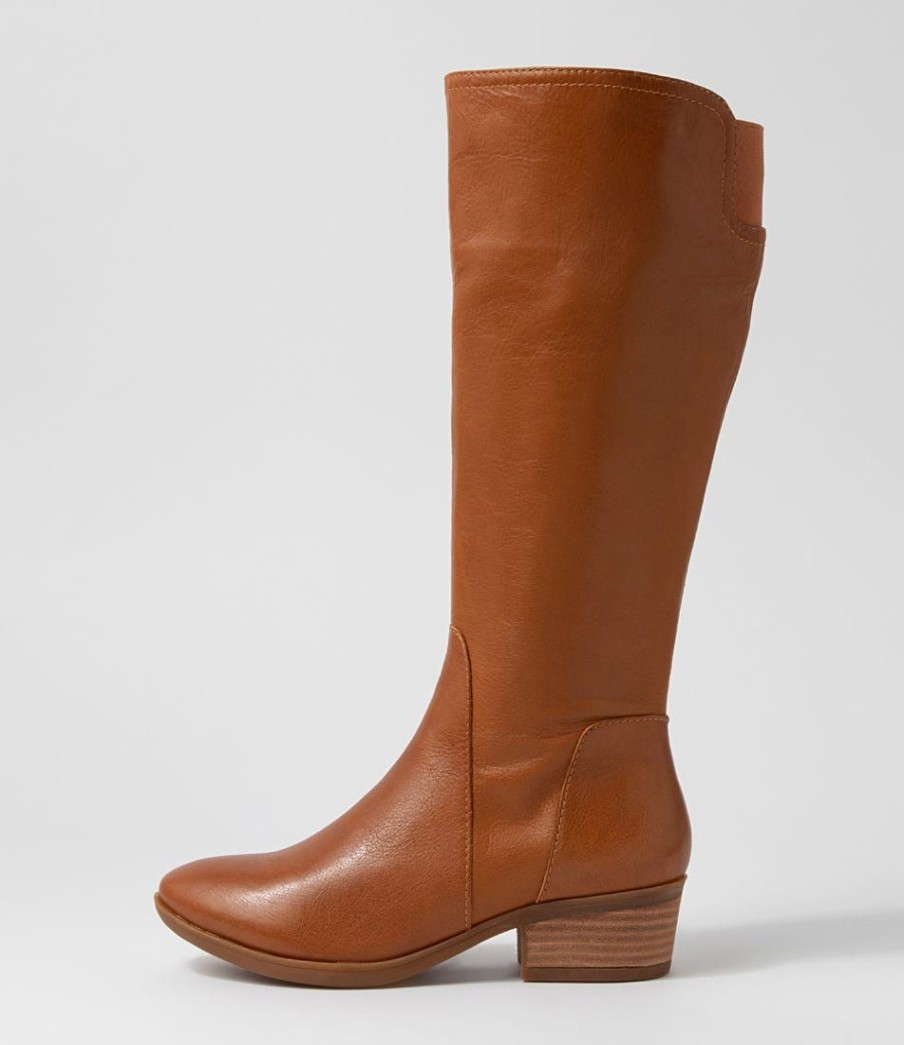 Shoes DIANA FERRARI | Zesto Whisky Leather Knee High Boots