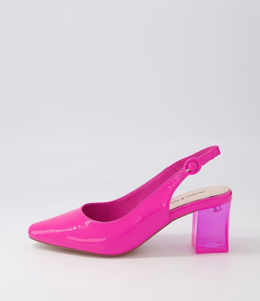 Shoes DJANGO & JULIETTE | Hinnis Hot Pink Patent Leather Heels