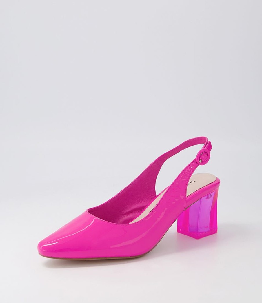 Shoes DJANGO & JULIETTE | Hinnis Hot Pink Patent Leather Heels