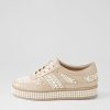 Shoes TOP END | Quara Nude Shimmer Multi Sneakers