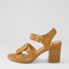 Shoes MOLLINI | Atune Dark Tan Natural Leather Sandals