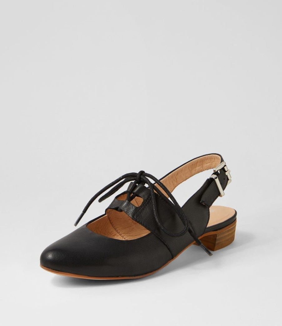 Shoes DJANGO & JULIETTE | Erens Black Natural Leather Mary Janes