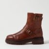 Shoes MOLLINI | Alexi Tan Brown Vintage Leather Ankle Boots