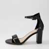 Shoes MOLLINI | Gessie Black Patent Leather Sandals