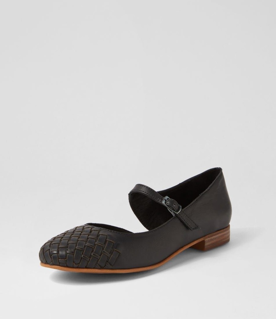 Shoes DIANA FERRARI | Reetta Black Leather Flat Shoes