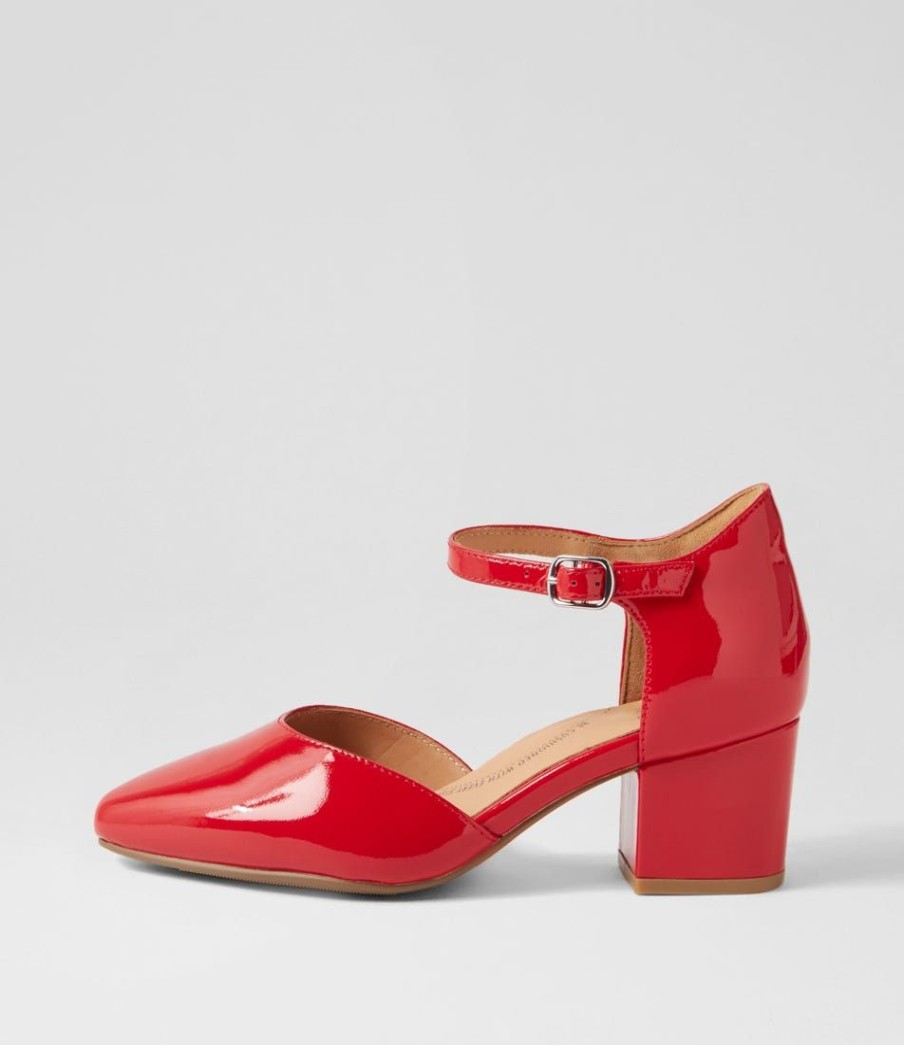 Shoes ZIERA | Vitor Xw Red Patent Leather Heels