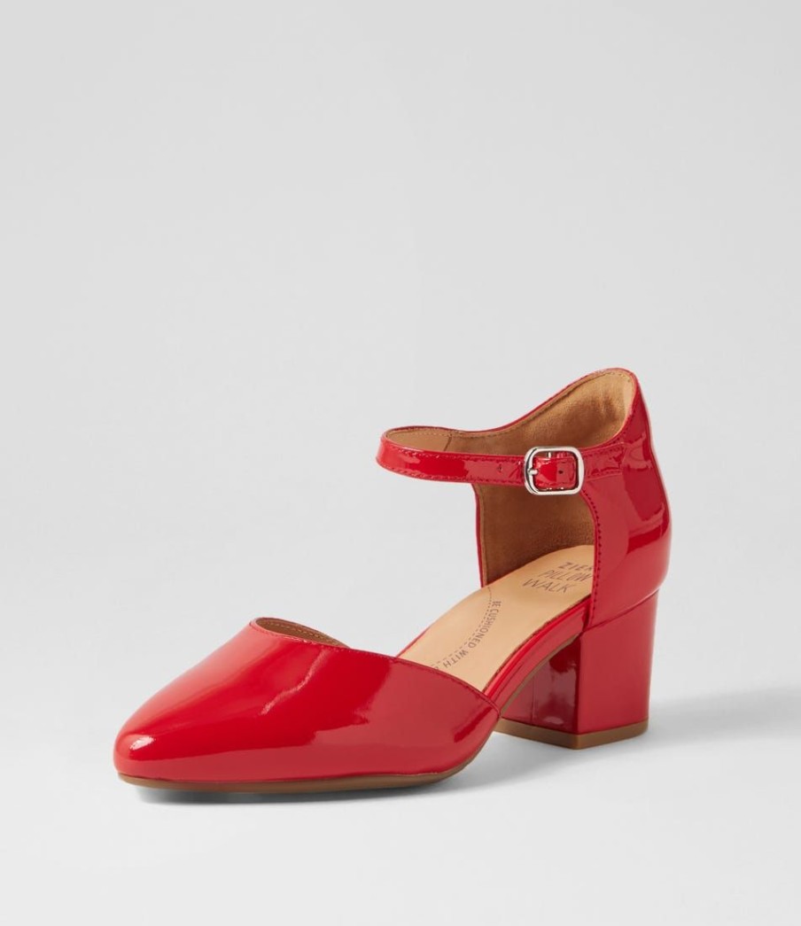 Shoes ZIERA | Vitor Xw Red Patent Leather Heels